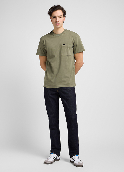 Lee Relaxed Pocket Tee Olive Grove