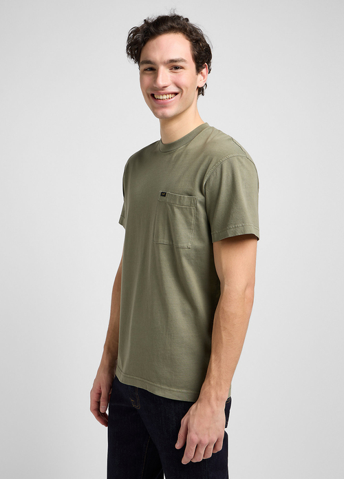 Lee Relaxed Pocket Tee Olive Grove