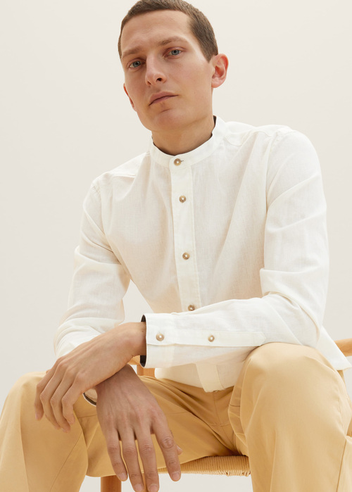 Tom Tailor Shirt Off White - 1034903-10332