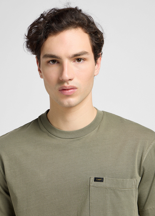 Lee Relaxed Pocket Tee Olive Grove