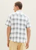 Tom Tailor 12 Shirt Off White Bluish Green Check