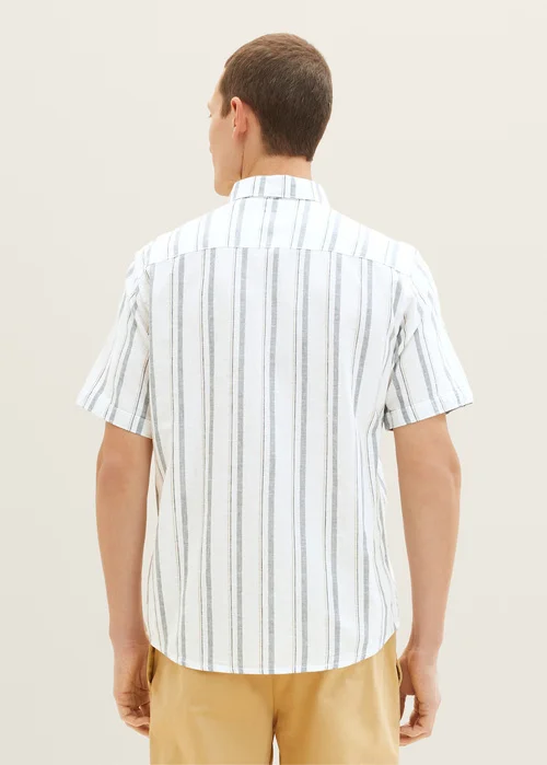 Tom Tailor 12 Shirt Off White Base Big Stripe
