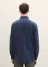 Tom Tailor Textured Shirt Navy Tonal Check - 1038768-33866