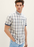 Tom Tailor Shirt In A Checked Pattern Off White Colorful Check - 1037066-31316