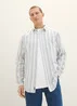 Tom Tailor Striped Shirt Off White Colorful Stripe
