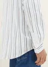 Tom Tailor Striped Shirt Off White Colorful Stripe