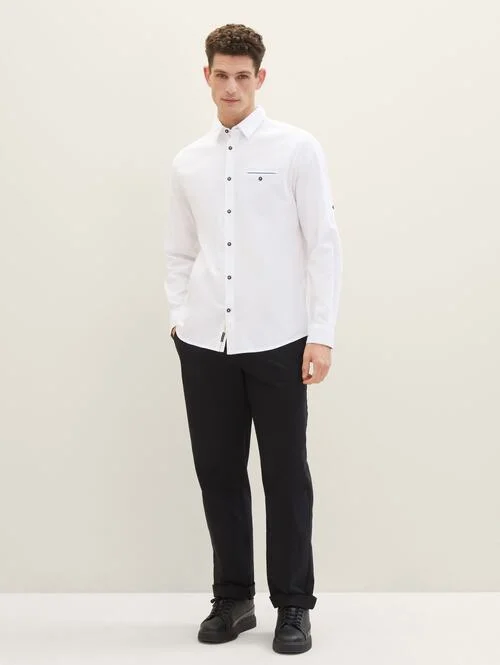 Tom Tailor Textured Shirt White