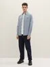 Tom Tailor Textured Shirt Navy Blue Small Structure