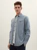 Tom Tailor Textured Shirt Navy Blue Small Structure