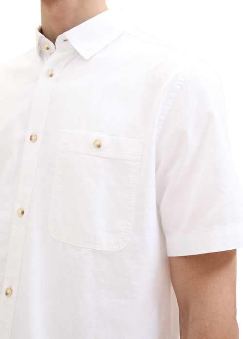 Tom Tailor Shirt White - 1041350-20000