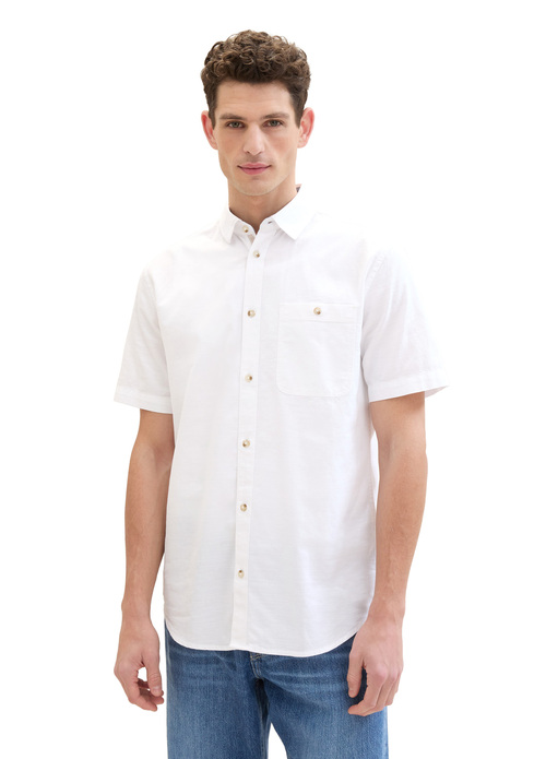 Tom Tailor Shirt White - 1041350-20000