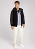 Tom Tailor Cardigan With A Hood Black - 1027985-29999