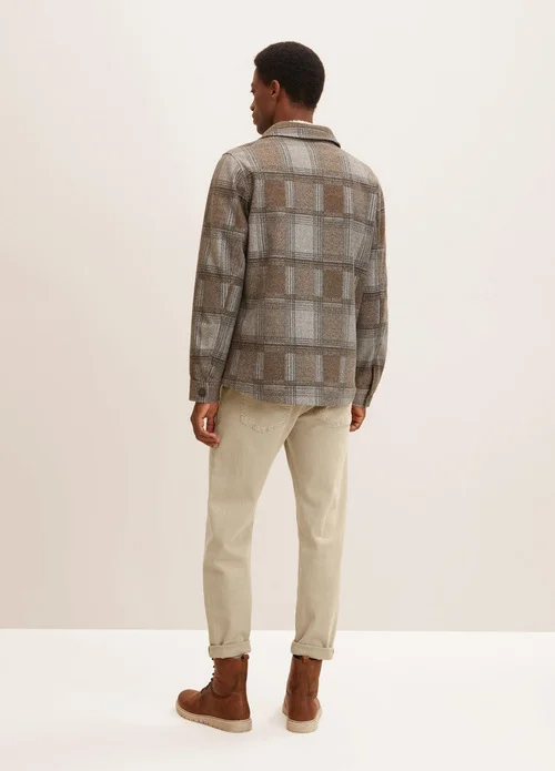 Tom Tailor Shirt Jacket Brown Check