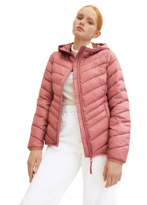 Denim Tom Tailor Quilted Lightweight Puffer Renaissance Rose