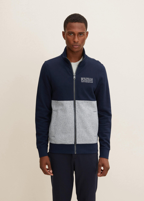 Tom Tailor Sweat Jacket Sky Captain Blue - 1034406-10668