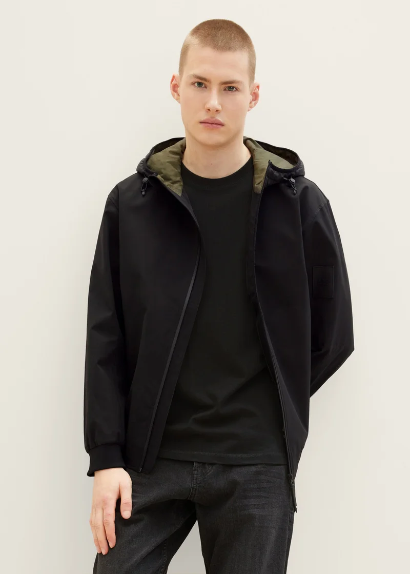 Denim Tom Tailor Hoddie Jacket Black