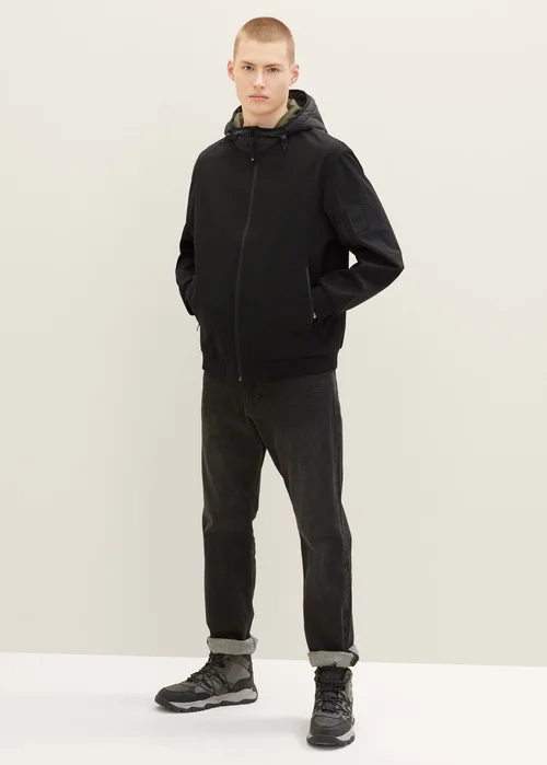 Denim Tom Tailor Hoddie Jacket Black