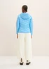 Tom Tailor Lightweight Jacket With A Hoodie Rainy Sky Blue