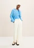 Tom Tailor Lightweight Jacket With A Hoodie Rainy Sky Blue