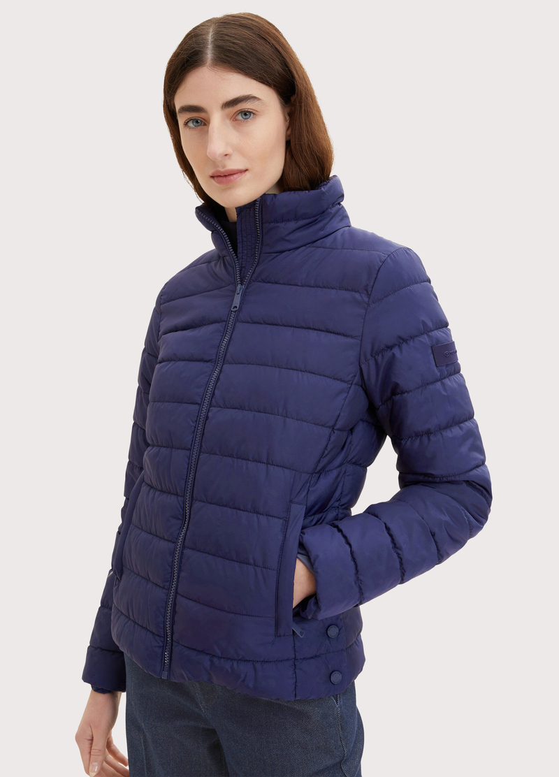 Tom Tailor Regular Fit Quilted Jacket Atlantic Ocean Blue - 1034121-11331