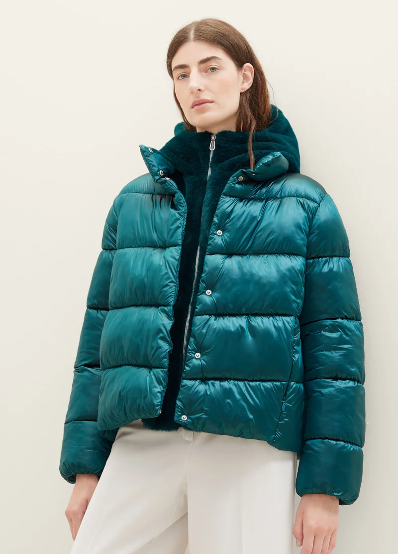 Tom Tailor Puffer Jacket Shaded Spruce