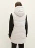 Tom Tailor Long Vest With A Hood Clouds Grey