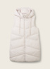 Tom Tailor Long Vest With A Hood Clouds Grey - 1037562-16339