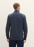 Tom Tailor Stand Up Jacket Sky Captain Blue White Melange - 1038716-19024