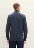 Tom Tailor Stand Up Jacket Sky Captain Blue White Melange