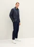 Tom Tailor Stand Up Jacket Sky Captain Blue White Melange