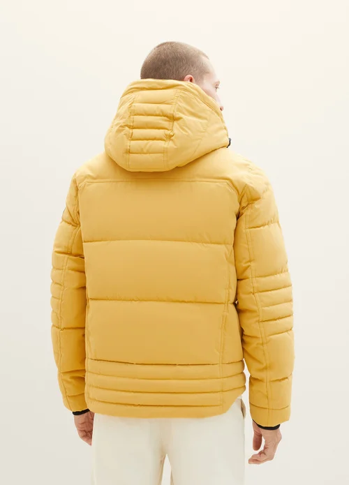 Tom Tailor Puffer Jacket With A Detachable Hood Golden Fall
