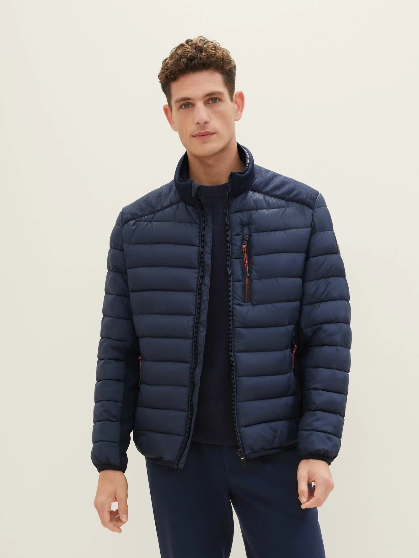 Tom Tailor Hybrid Jacket Sky Captain Blue
