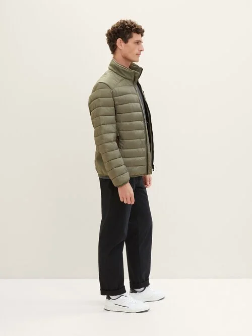 Tom Tailor Hybrid Jacket Smokey Olive Green