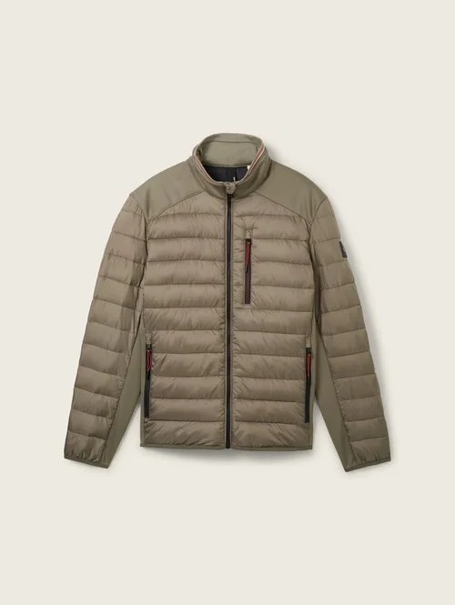 Tom Tailor Hybrid Jacket Smokey Olive Green