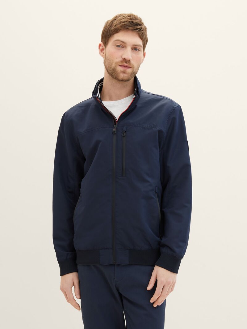 Tom Tailor Blouson Jacket Sky Captain Blue - 1038910-10668