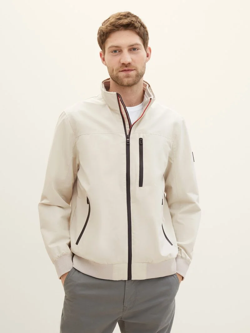 Tom Tailor Blouson Jacket Beige Alfalfa