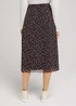 Tom Tailor Skirt Printed Mesh Black Small Dot Design