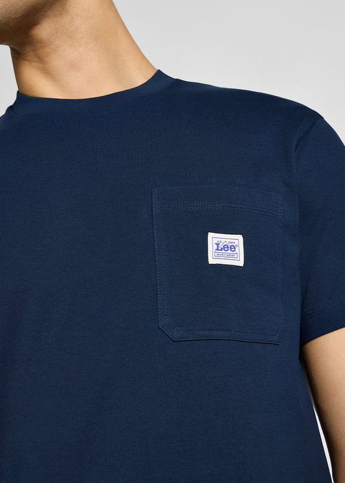 Lee Workswear One Pocket Tee Inky Blue - 112355605