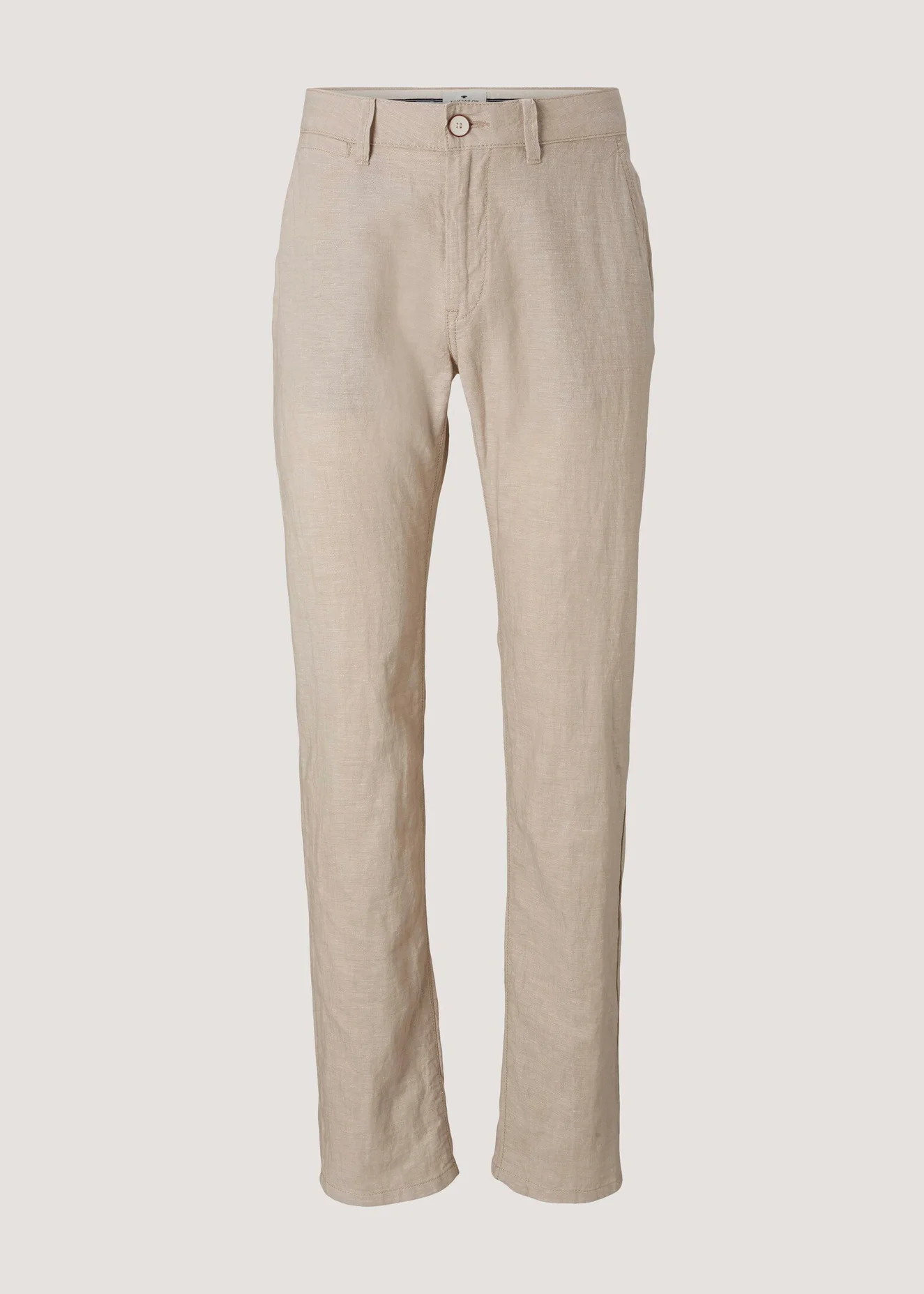 Tom Tailor Travis Cotton Linen Chino Beige Chambray
