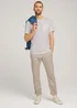 Tom Tailor Travis Cotton Linen Chino Beige Chambray