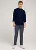 Tom Tailor Textured Chinos Navy Grindle Check