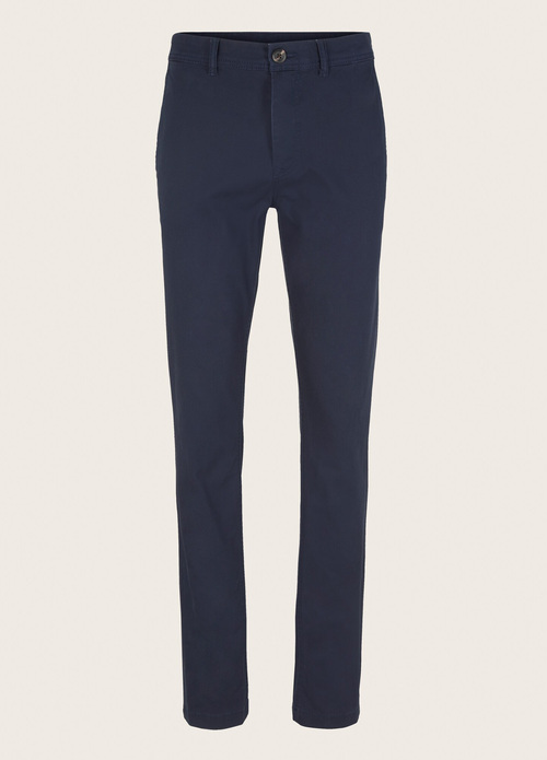 Tom Tailor Washed Slim Chinos Sky Captain - 1035046-10668