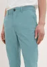 Tom Tailor Washed Slim Chinos Deep British Green
