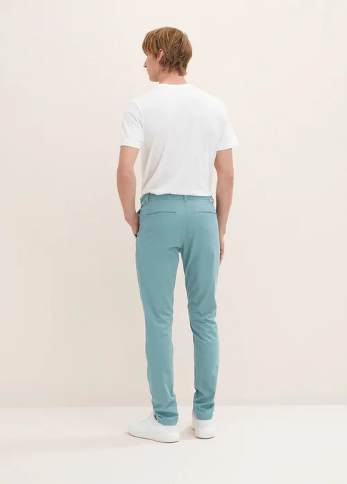 Tom Tailor Washed Slim Chinos Deep British Green