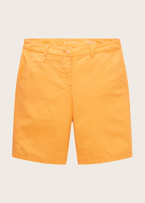 Tom Tailor Bermida Bright Mango Orange - 1035499-29751