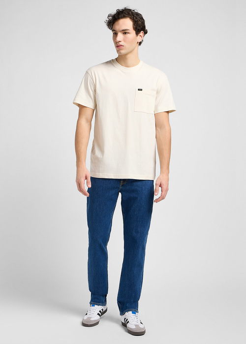 Lee Relaxed Pocket Tee Ecru - 112342986