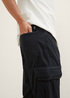 Tom Tailor Cargo Shorts Navy Check - 1035042-31293