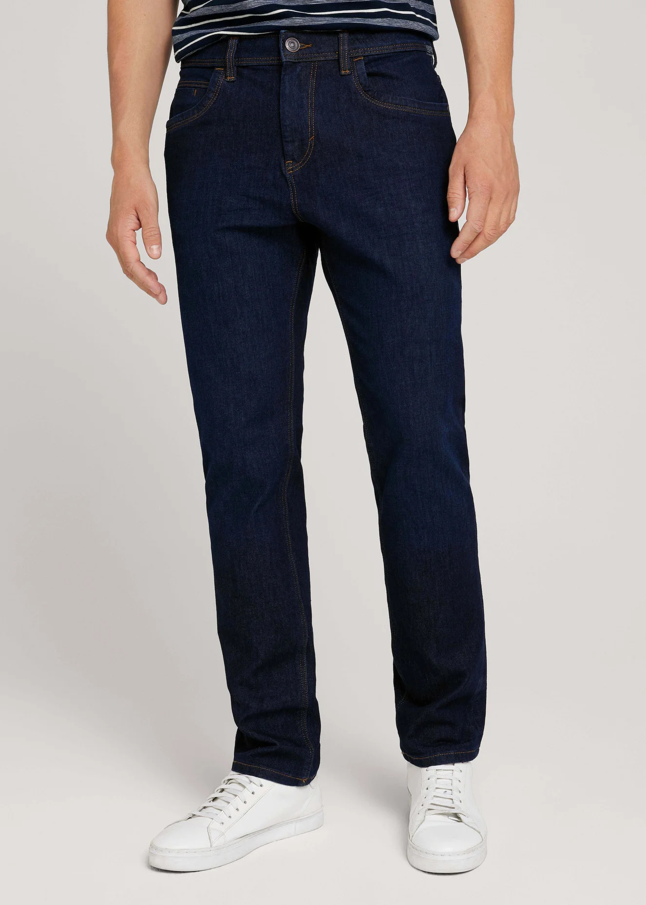 Tom Tailor Josh Regular Slim Jeans Rinsed Blue Denim