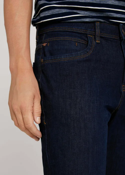 Tom Tailor Josh Regular Slim Jeans Rinsed Blue Denim