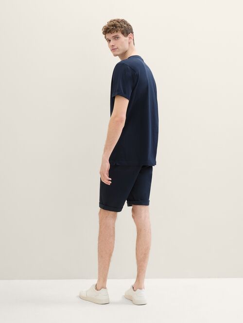 Tom Tailor Slim Chino Shorts Sky Captain Blue - 1040227-10668